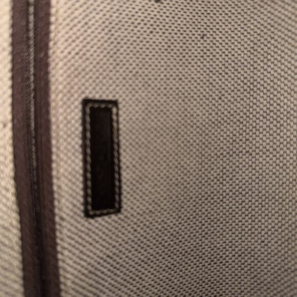 Vintage Dooney & Bourke Canvas Leather Satchel Hand Bag AuthenticConfirmed Small - Picture 7 of 9